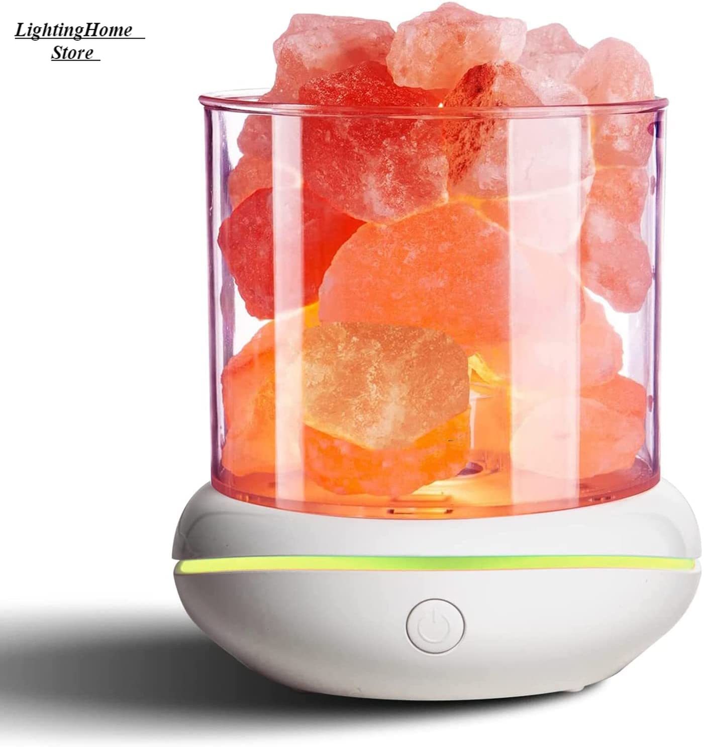 Himalayan Salt Lamp - Aromalampen Natürliche Himalaya-Salzlampe USB Rosa Salzstein-Lampe