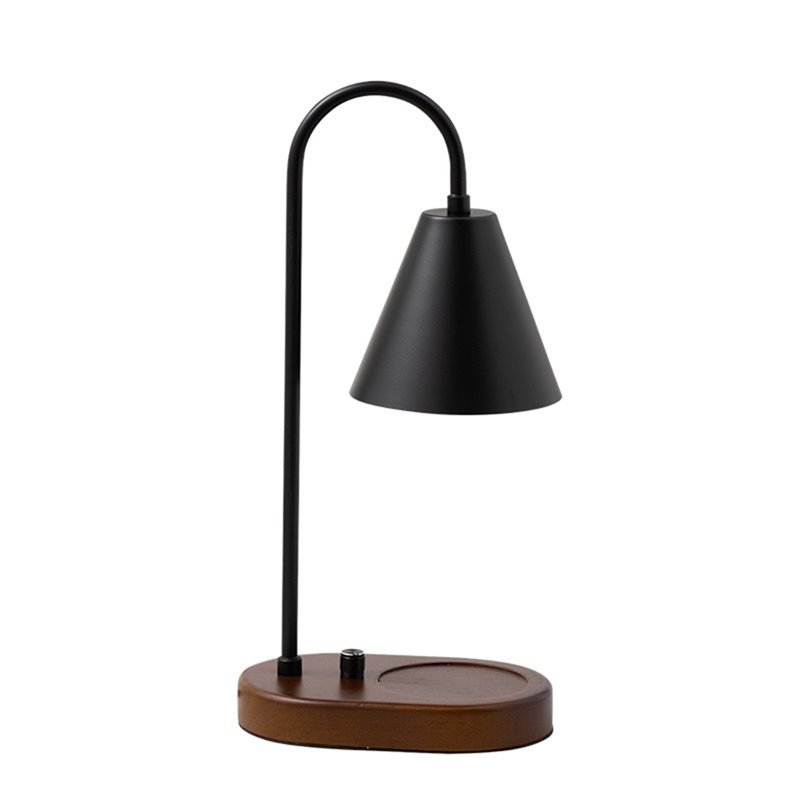 Wax Melter Electric - ABUG-Holzsockel Elektrische Kerzenwärmerlampe, dimmbar, Timer-Funktion, für