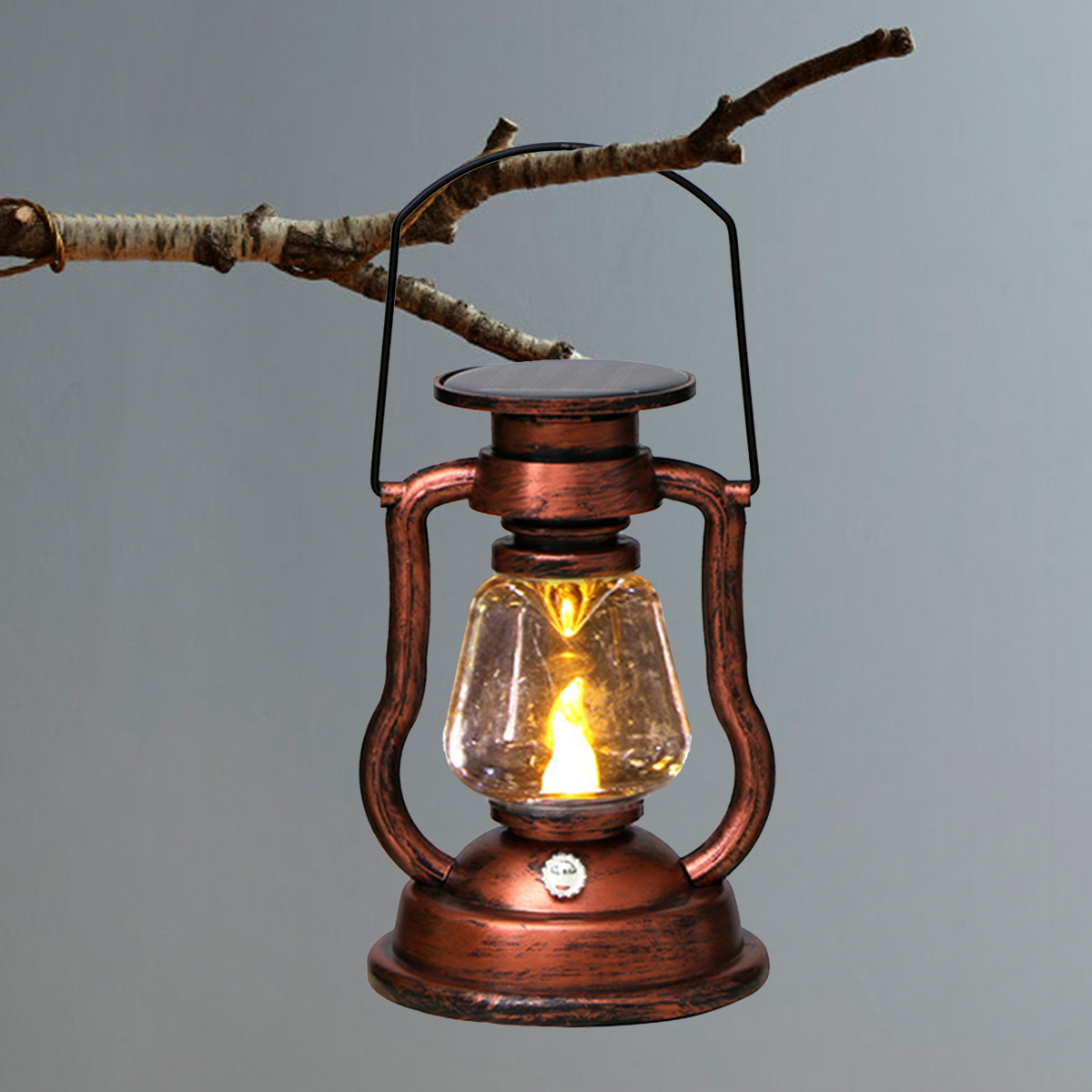 Lighting Decoration Ideas - Atmosphärisches Licht Retro LED Solarlampe Öllampe