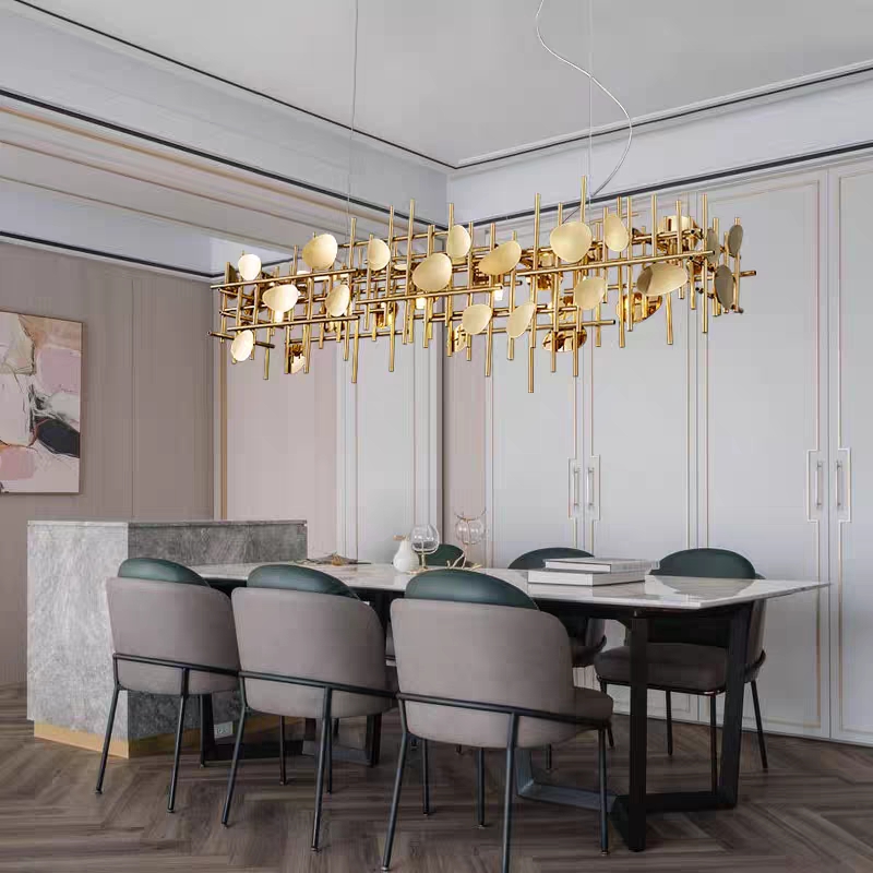 Lighting Home Decor Ideas - Designer-Deko-Idee Geometrische Linien Pendelleuchten LED-Hängelampe für