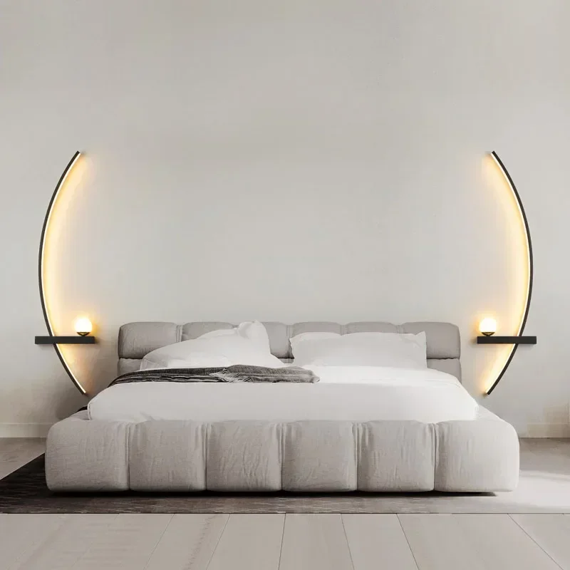 Home Decor Lighting Manufacturer - Nordische LED-Wandleuchte, Streifen-Wandlampe für Schlafzimmer, Nachttisch,