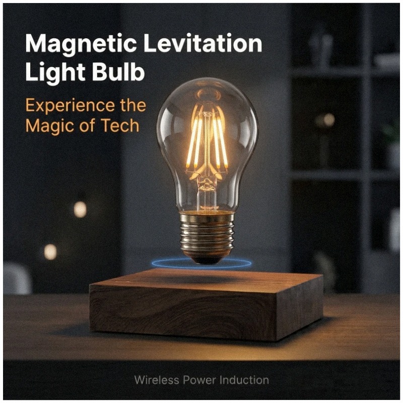 Lighting Decor For Diwali - Magnetisch Schwebende Kabellose LED-Glühbirne Schreibtischlampe für