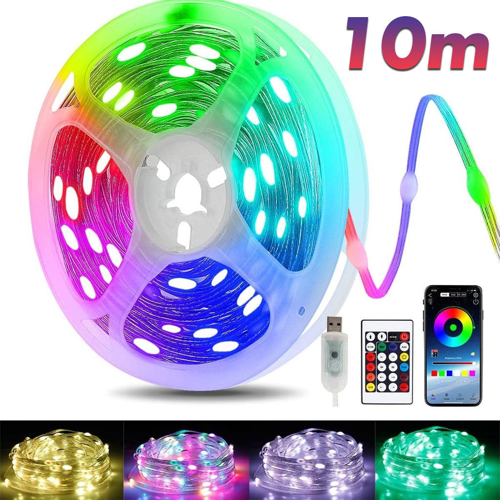 Decor Lighting Address - Bluetooth LED-Lichterkette USB 5V Dreamcolor RGBIC