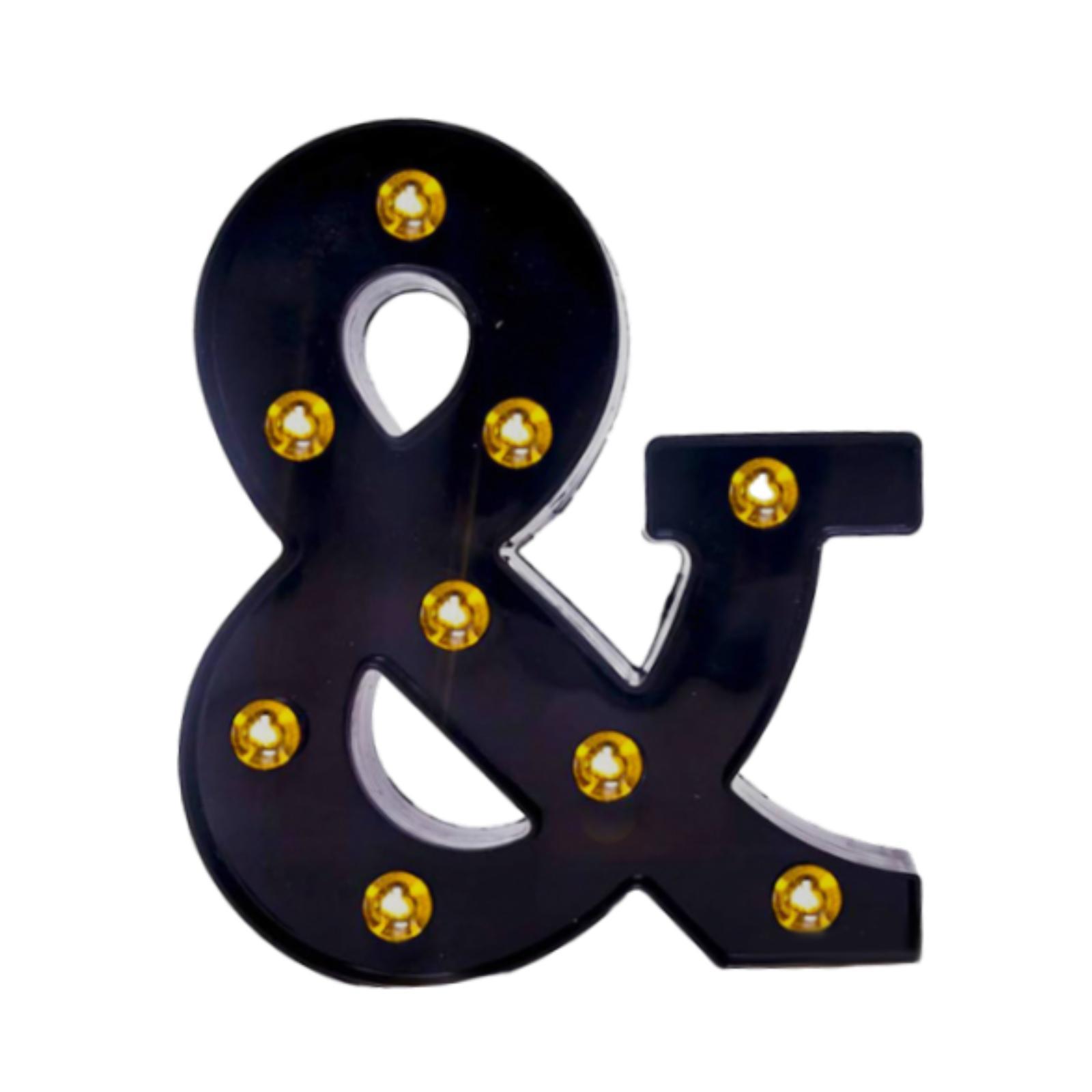 Light Up Letters Marquee - Ampersand Symbol Festzelt Buchstabe Licht leuchtendes