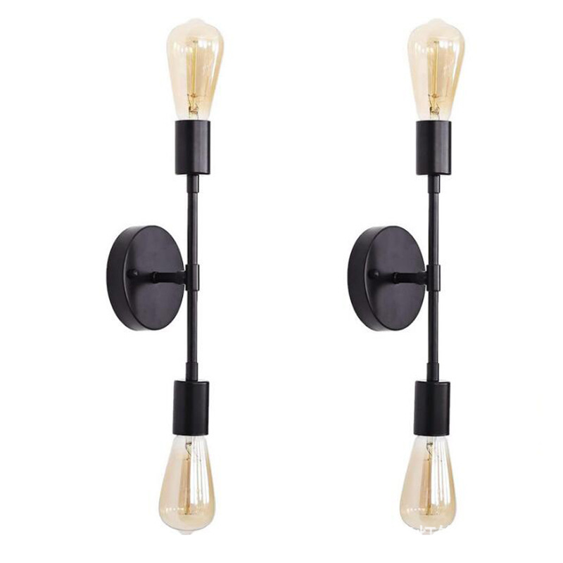 Decor Lighting Returns - Klassische Rückgabe Gold/Schwarz Wand leuchte Lampe