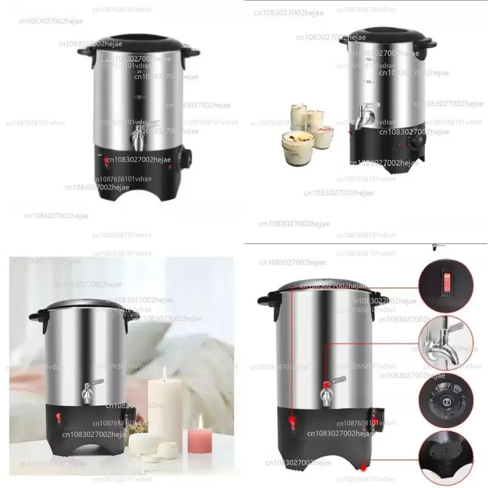 Wax Melter Electric - 5L Edelstahl Elektrischer Wachsschmelzer Kerzenherstellungsmaschine