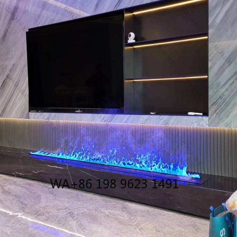 Wedding Lighting And Decor - LED-Licht-Einsatz mit Fernbedienung, 3D-Dampfzerstäubungs-Kamin, RGB-Mehrfarbenflamme für