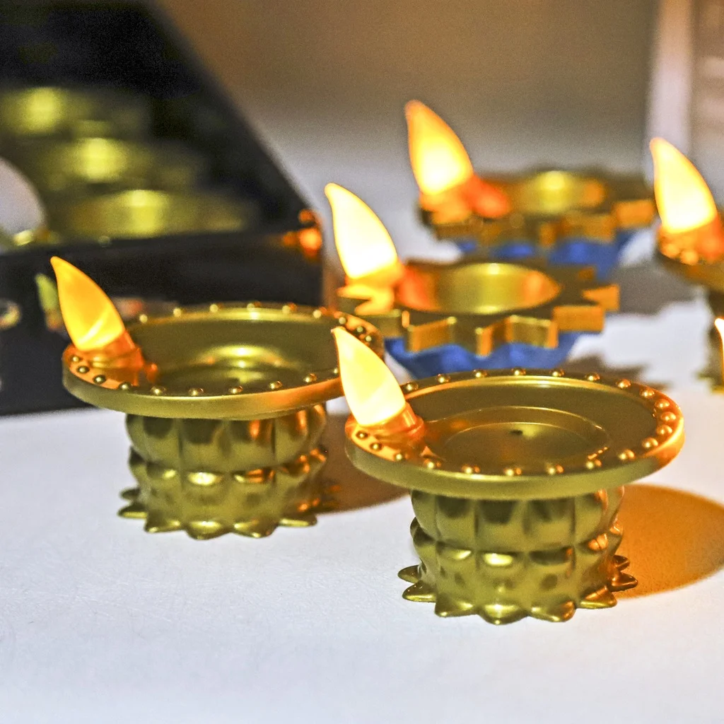 Lighting Decoration For Diwali - LED Kerze Lampe Diwali Simulation Deep