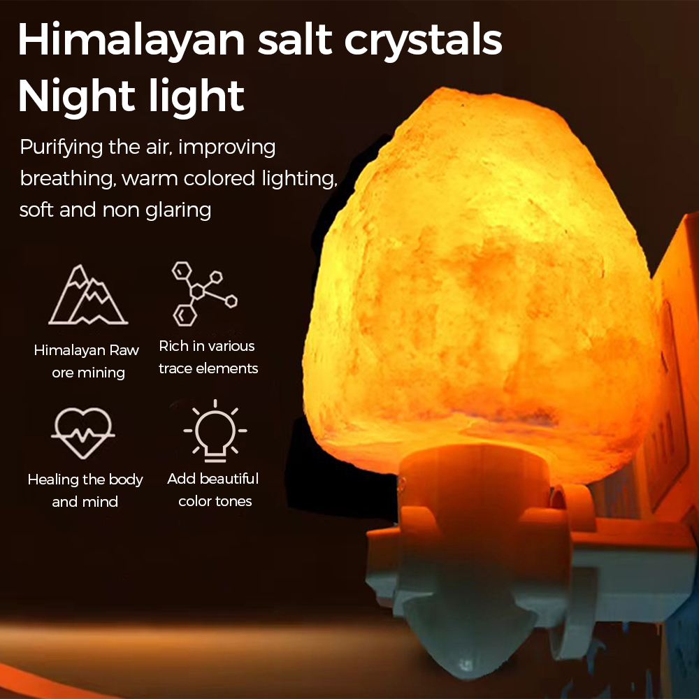 Himalayan Salt Lamp - C5 LED Nachtlicht Himalaya Salz Lampe