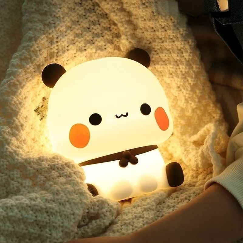 Lighting Decor For Diwali - Panda LED-Nachtlichtlampe, niedliche Cartoon-Tischlampe, Tier-Schlafzimmer-Deko, Wohnzimmer-Puppen,