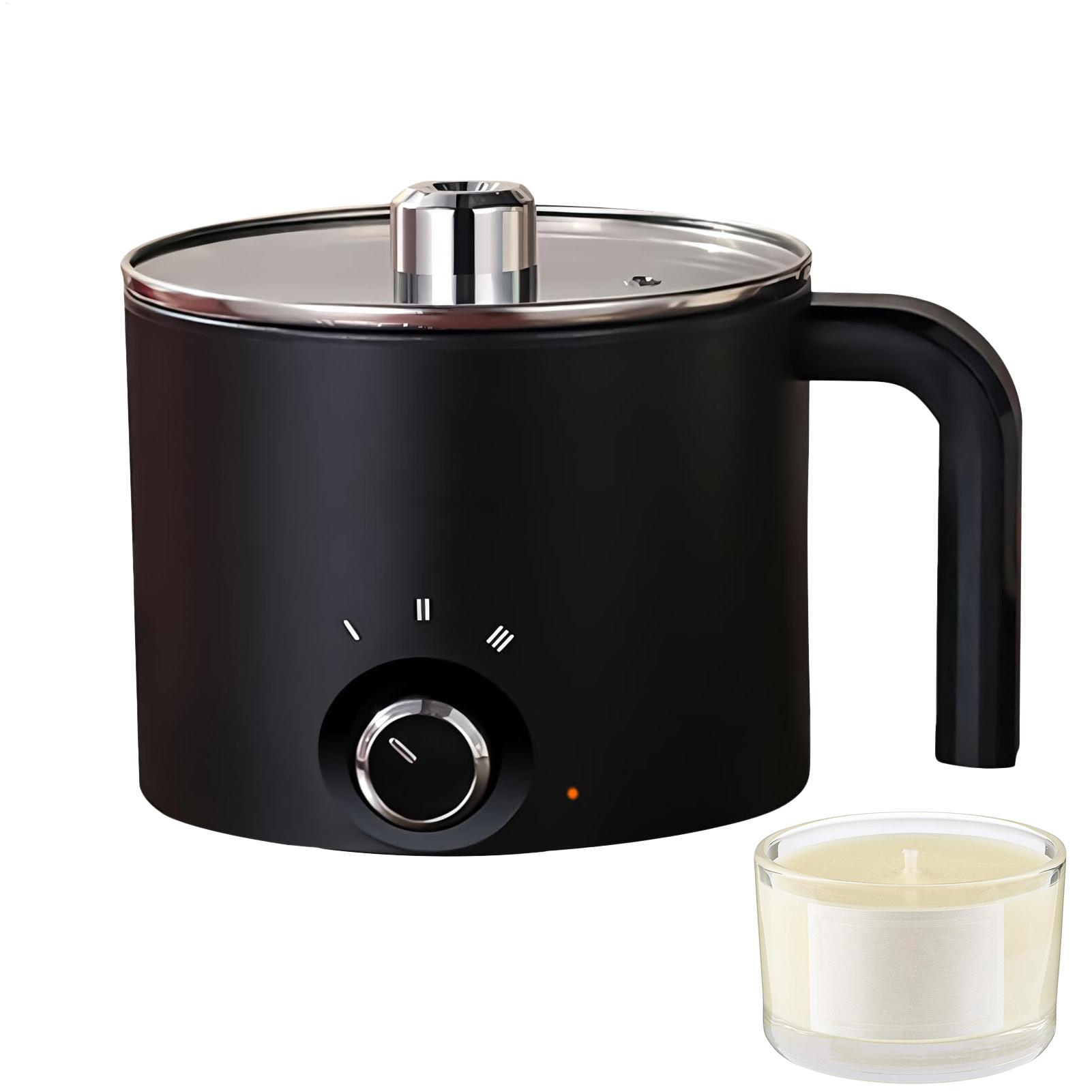 Wax Melter Electric - Kerzenwachs-Schmelztopf 1,5L Großer Edelstahl Elektrischer Antihaft-Kerzenherstellungstopf