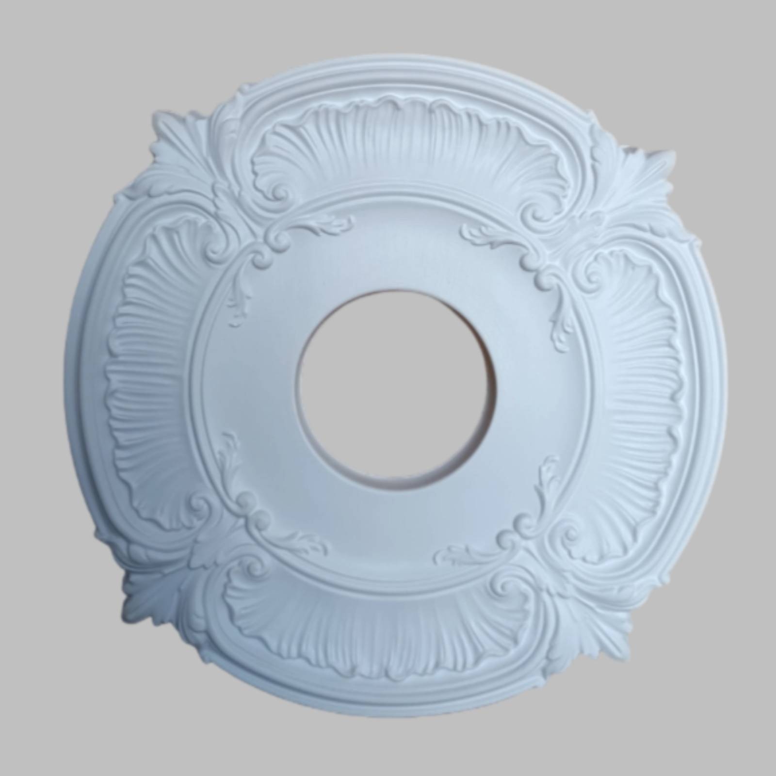 Lighting Design Decor - Runde PU-Deckenrosette im französischen Design, dekorative