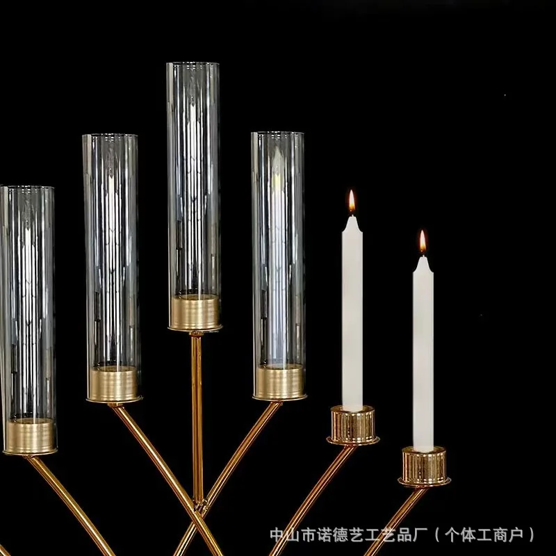 Wedding Lighting And Decor - TQH7.3 Moderner, schlichter, luxuriöser Kerzenständer für