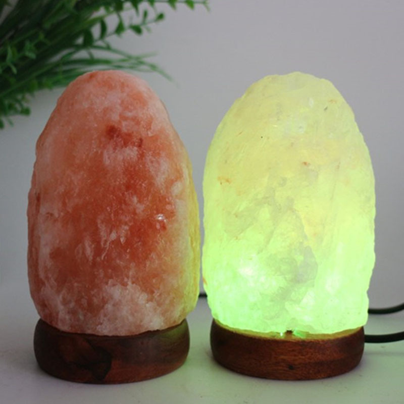 Himalayan Salt Lamp - Salzlampe Himalaya Kristall Bunte Farbwechsel USB