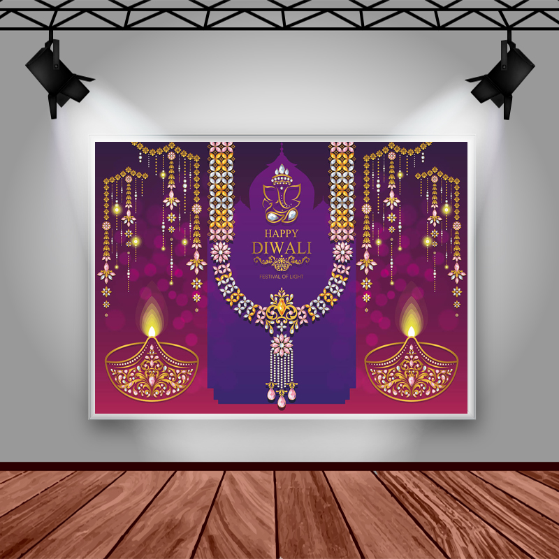 Happy Diwali Fotografie-Hinter – Lighting Decoration For Diwali Bewertung und Preis