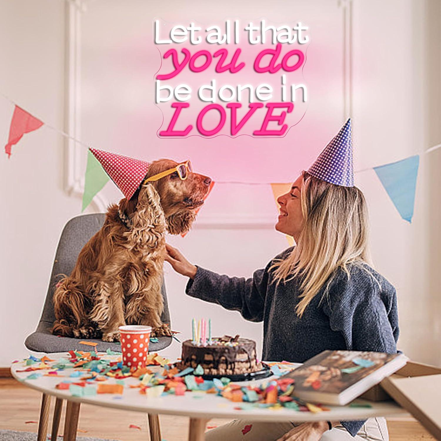 Neonschild 'Let All That You D – Wedding Lighting And Decor Bewertung und Preis