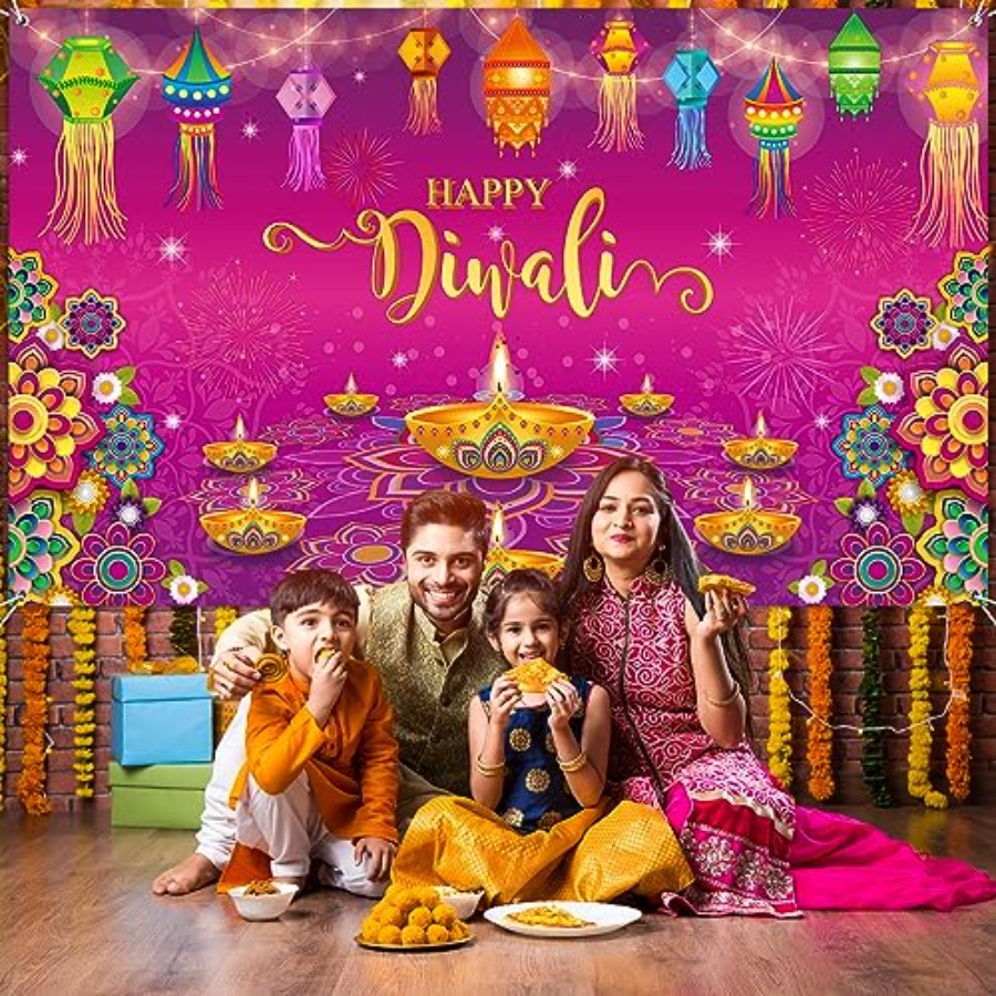 Fröhliche Diwali-Hintergrundba – Lighting Decoration For Diwali Bewertung und Preis