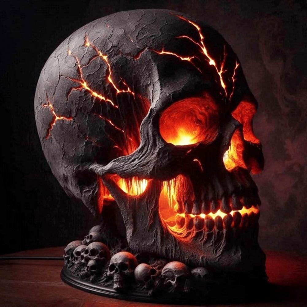 Halloween Lavastein-Totenkopfl – Lighting Decor For Diwali Bewertung und Preis