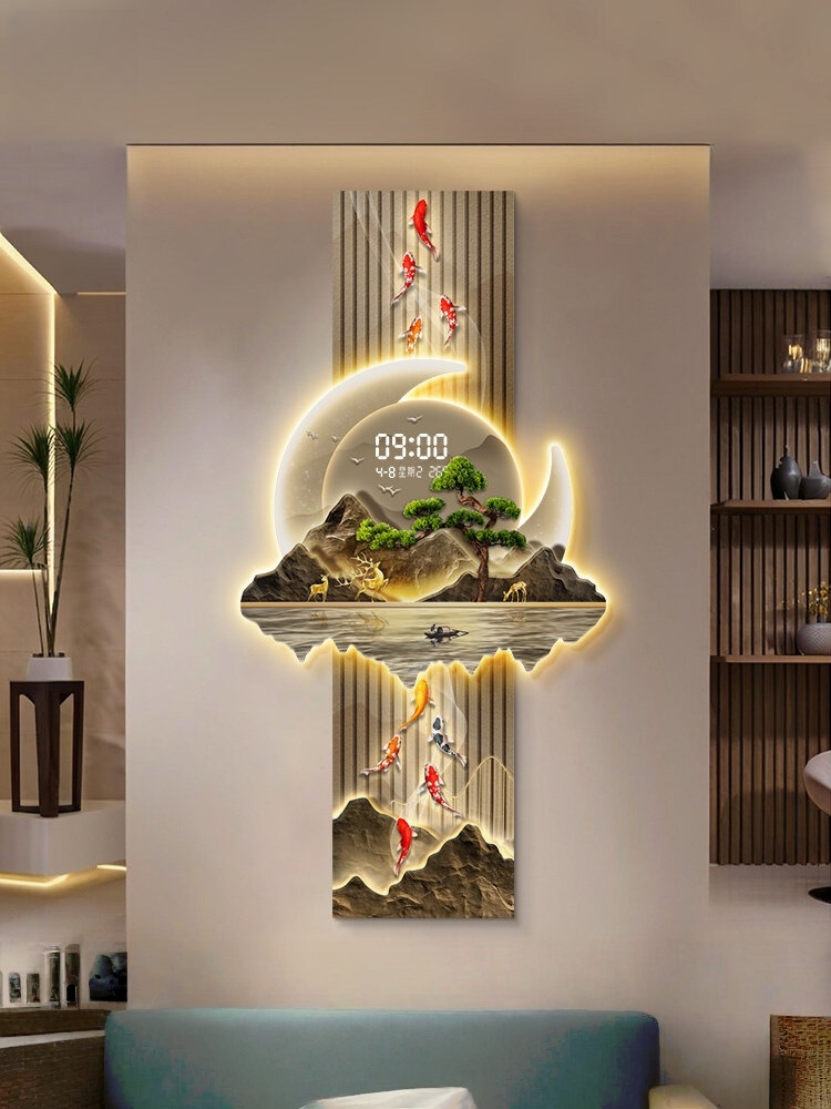 Design Luxus-Wanduhren Wohnzim – Lighting Home Decor Wall Clocks Bewertung und Preis