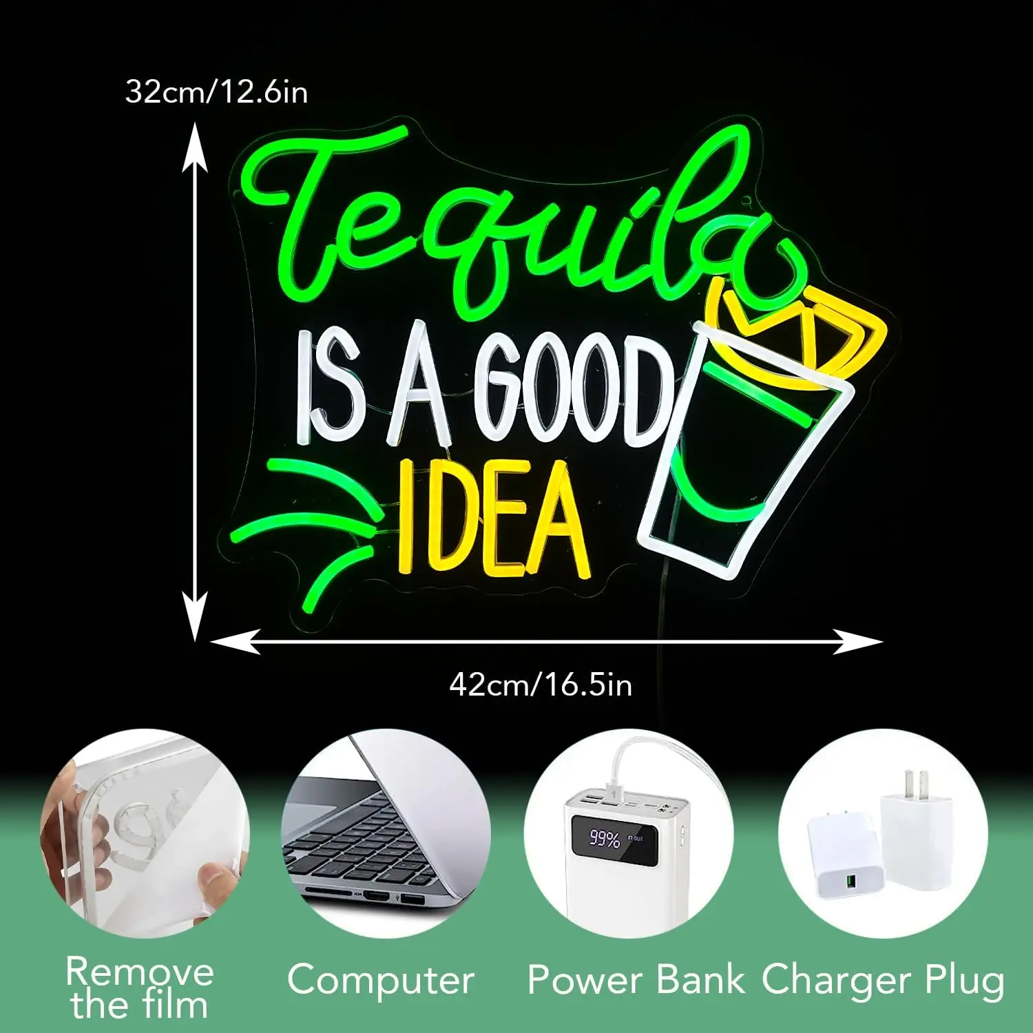 Tequila Ist Eine Gute Idee Neo – Lighting Home Decor Ideas Bewertung und Preis