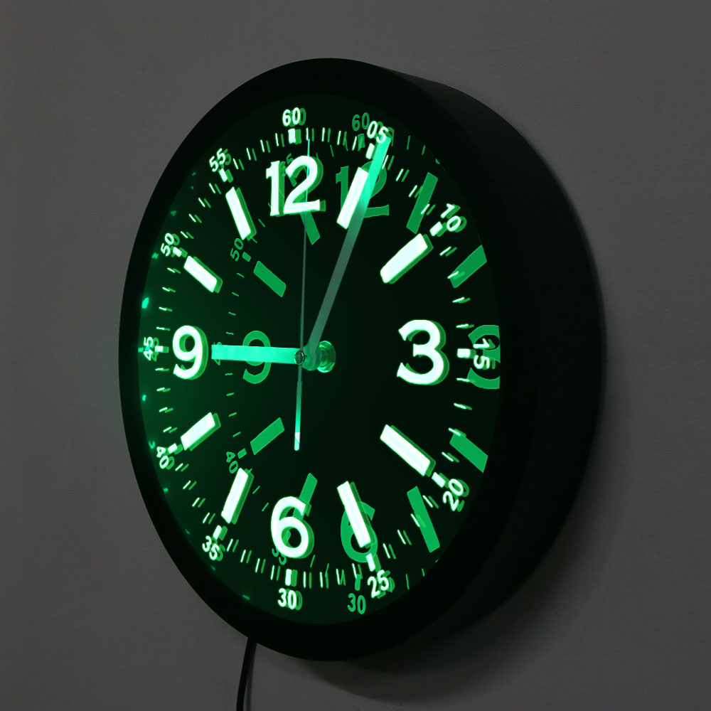 Modernes Design LED Neon Licht – Lighting Home Decor Wall Clocks Bewertung und Preis