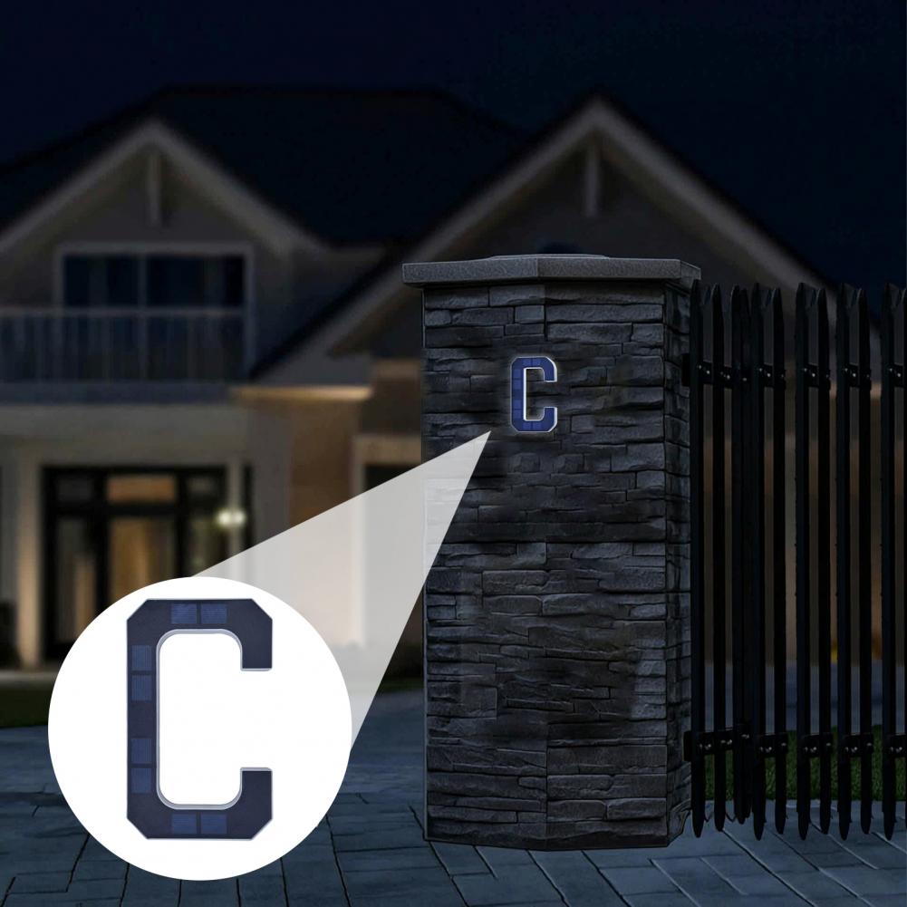 Solarbetriebenes Hausnummernsc – Decor Lighting Address Bewertung und Preis