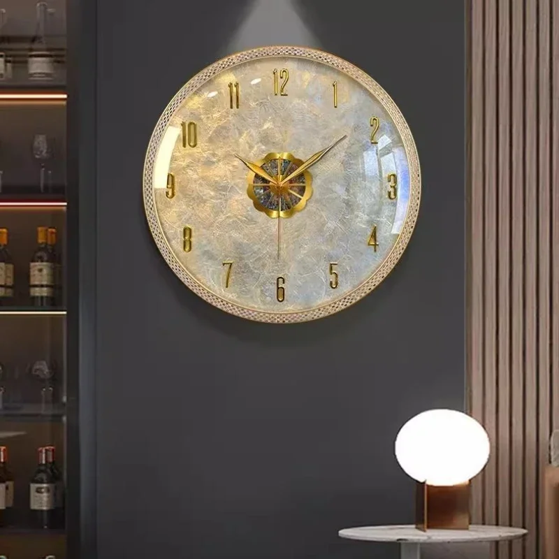 Moderne Licht Luxus Wohnzimmer – Lighting Home Decor Wall Clocks Bewertung und Preis