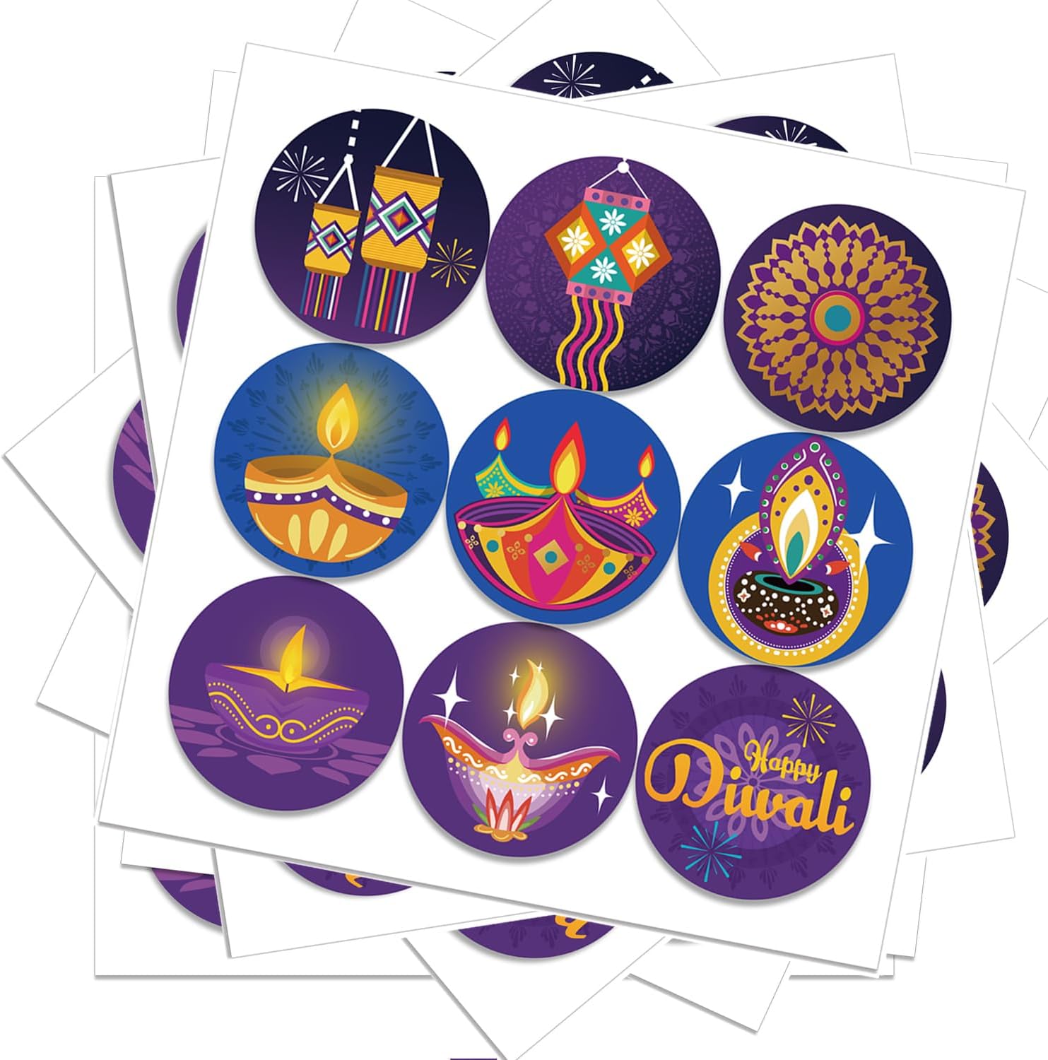 Happy Diwali Aufkleber indisch – Lighting Decoration For Diwali Bewertung und Preis