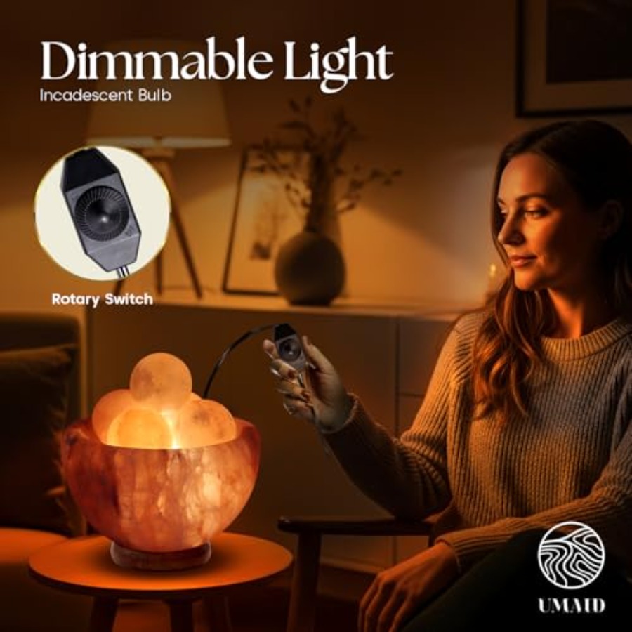 Himalaya-Salzlampe mit 6 Himal – Himalayan Salt Lamp Bewertung und Preis
