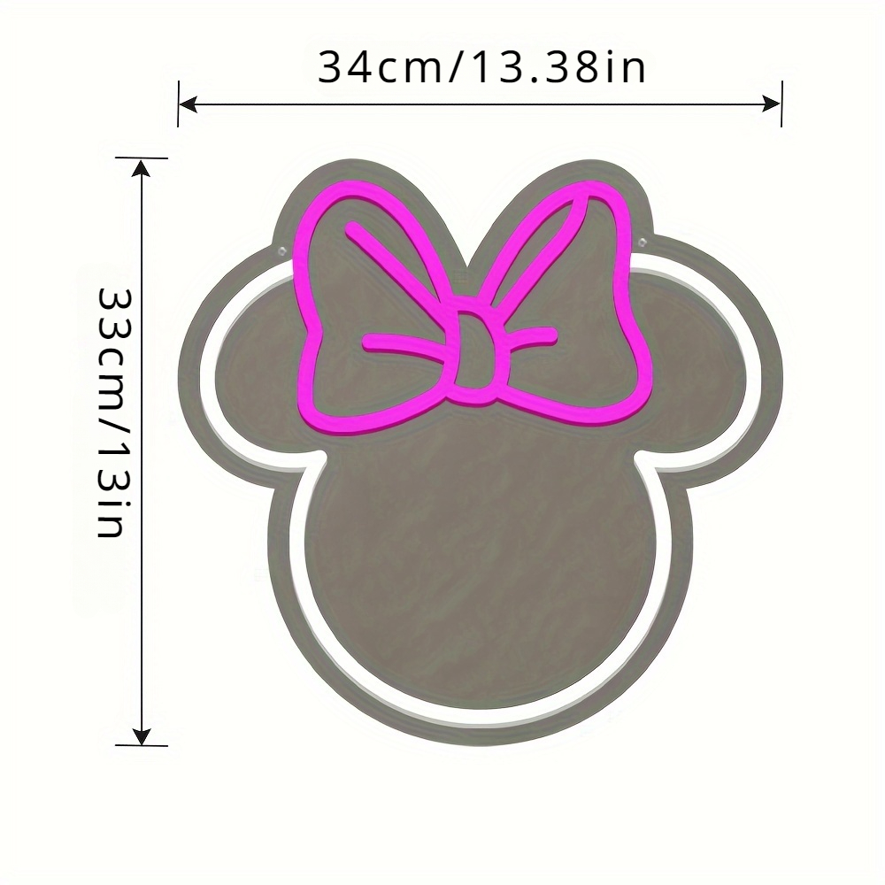 Disney Minnie Maus LED-Neonsch – Lighting Decor For Diwali Bewertung und Preis