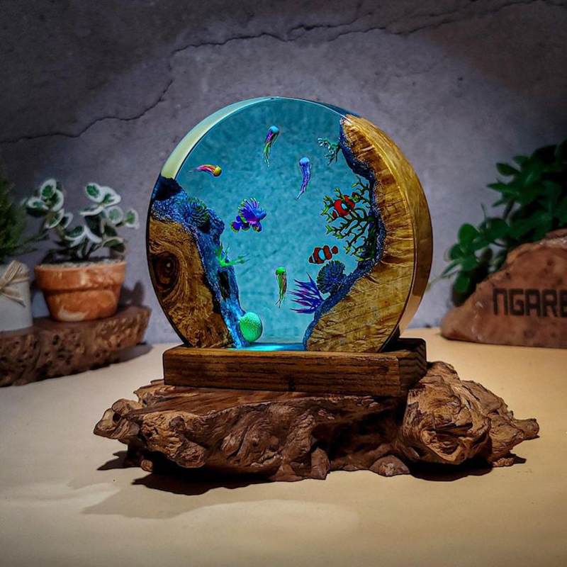 Ozean-Aquarium Organismen Harz – Wedding Lighting And Decor Bewertung und Preis
