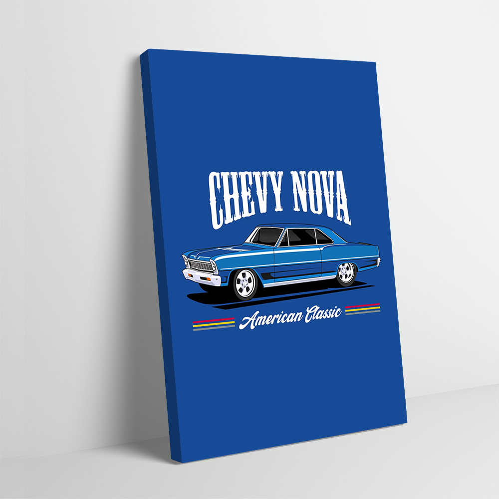 Chevy Nova Classic Cars Druck  – Nova Decor & Lighting Julestjerne Bewertung und Preis