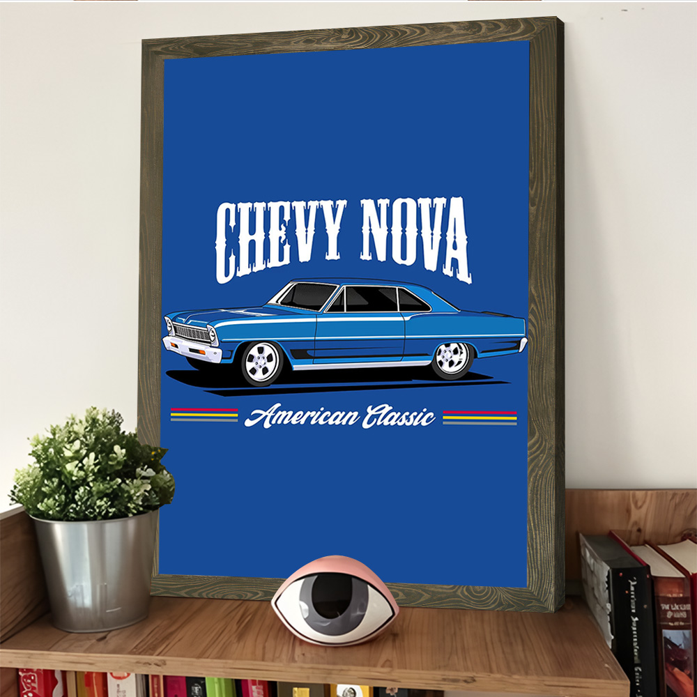 Chevy Nova Classic Cars Druck  – Nova Decor & Lighting Julestjerne Bewertung und Preis