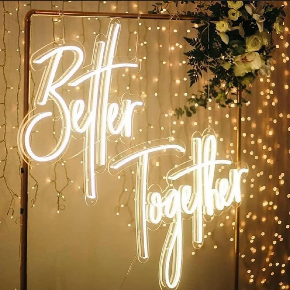 Better Together Neonschild, US – Wedding Lighting And Decor Bewertung und Preis