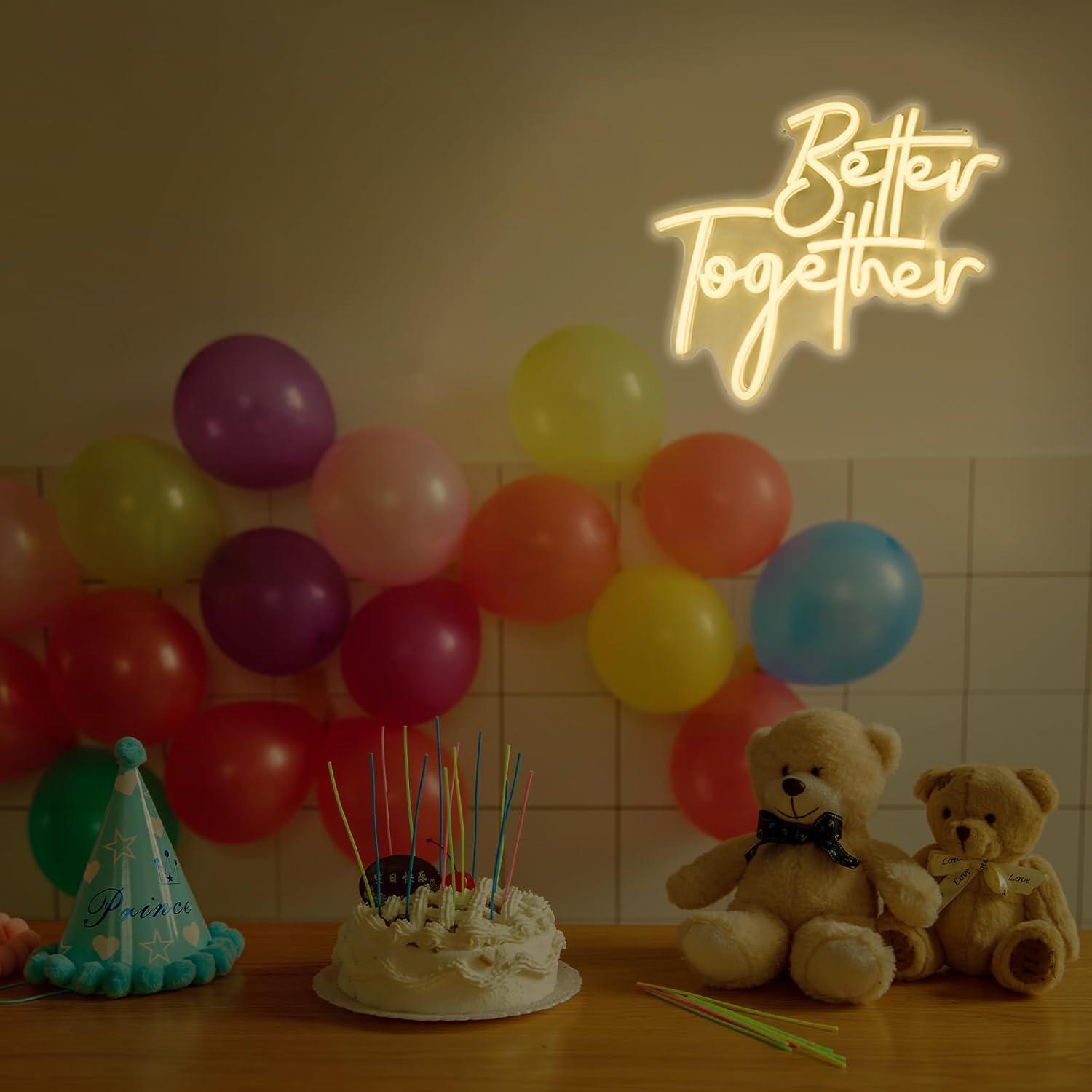 Better Together Neonschild, US – Wedding Lighting And Decor Bewertung und Preis