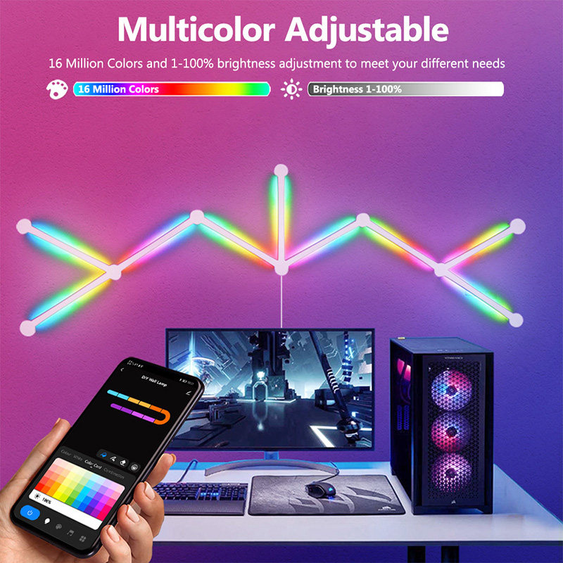 Intelligente RGB-Wandleuchte,  – Lighting Decoration Ideas Bewertung und Preis