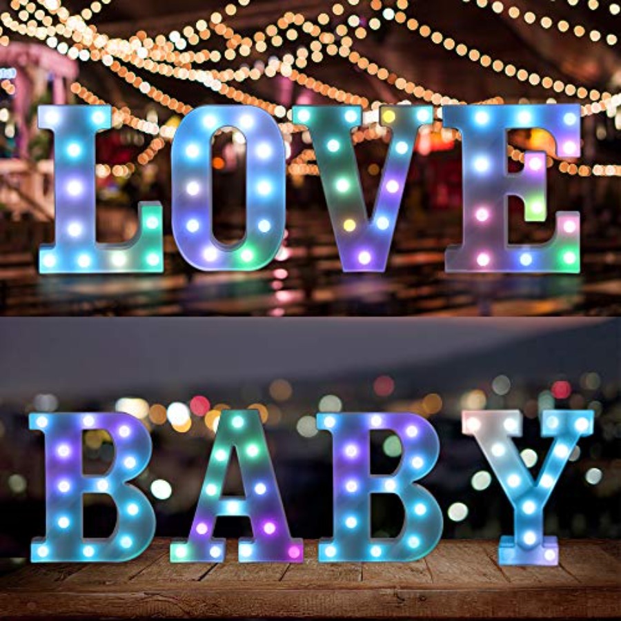 LED-Buchstabenlichter mit Fern – Light Up Letters Marquee Bewertung und Preis
