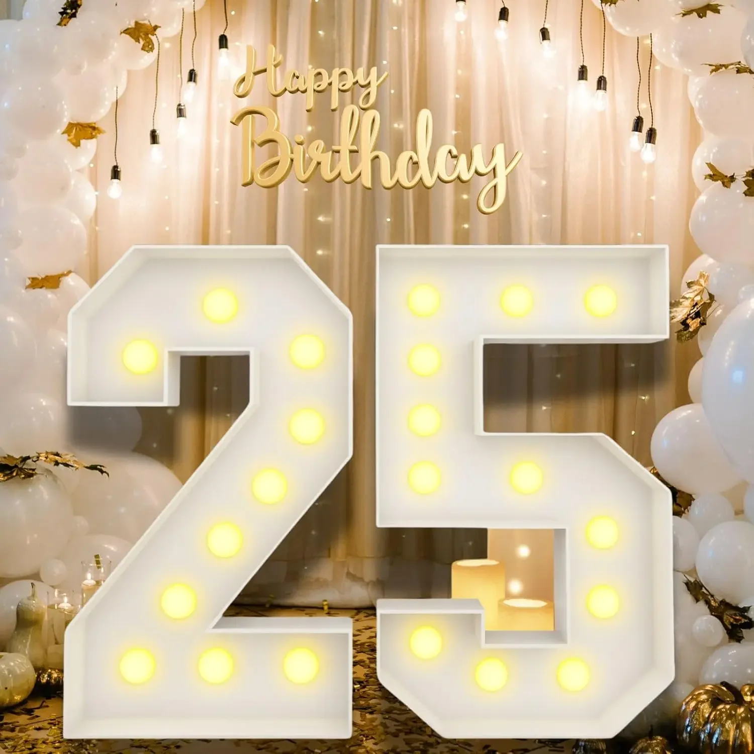 Leuchtende Zahlen mit Weißen L – Light Up Letters Marquee Bewertung und Preis