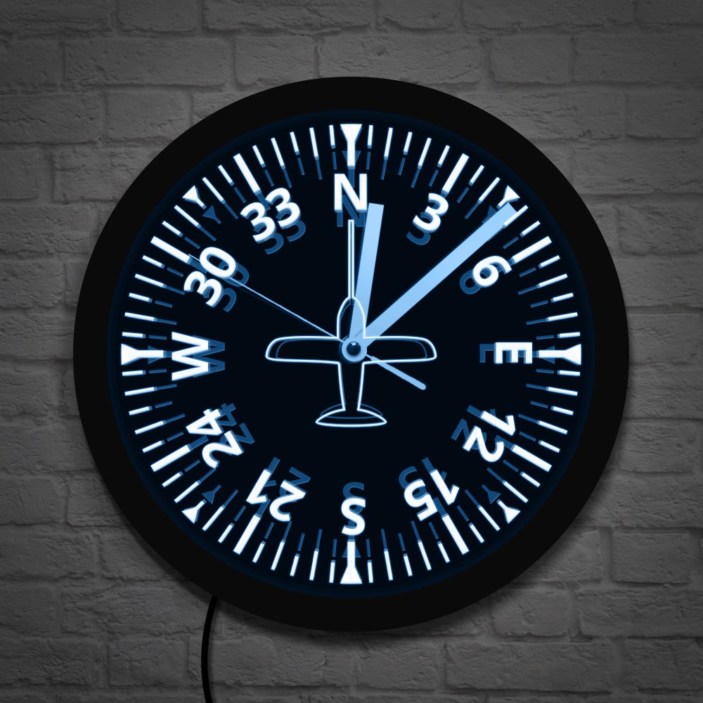 Flugzeug Messgeräte Cockpit In – Lighting Home Decor Wall Clocks Bewertung und Preis