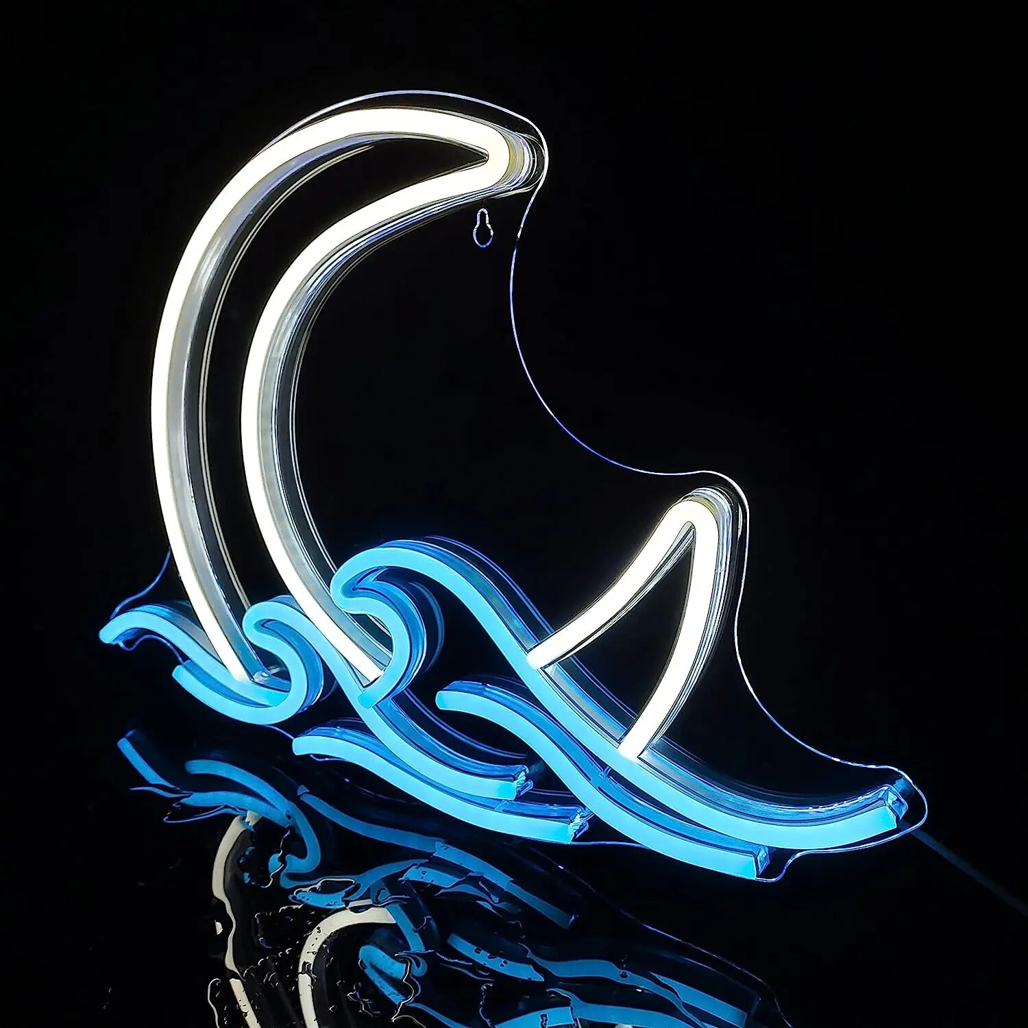 Neonschild Mond über Meer Neon – Neon Sign Custom Led Bewertung und Preis