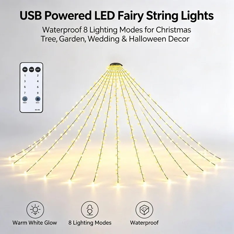 Wasserdichte USB-LED-Lichterke – Wedding Lighting And Decor Bewertung und Preis