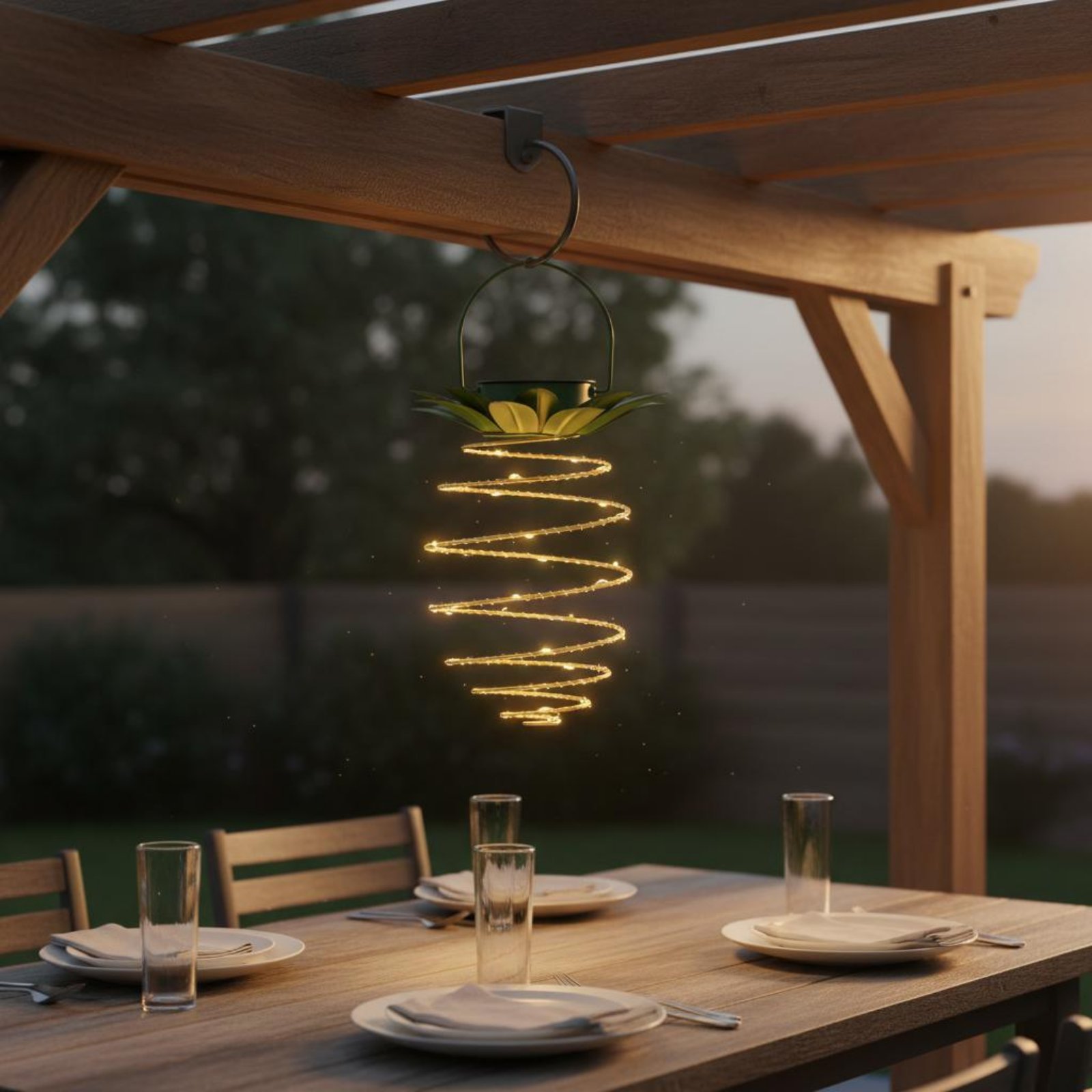 2 Stück Solar-Ananas-Lampe, wa – Lighting Design Decor Bewertung und Preis