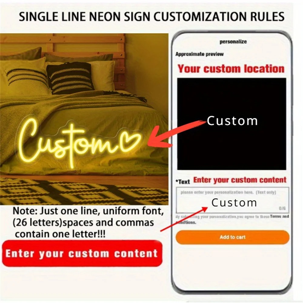 Benutzerdefiniertes LED-Neonsc – Neon Sign Custom Led Bewertung und Preis