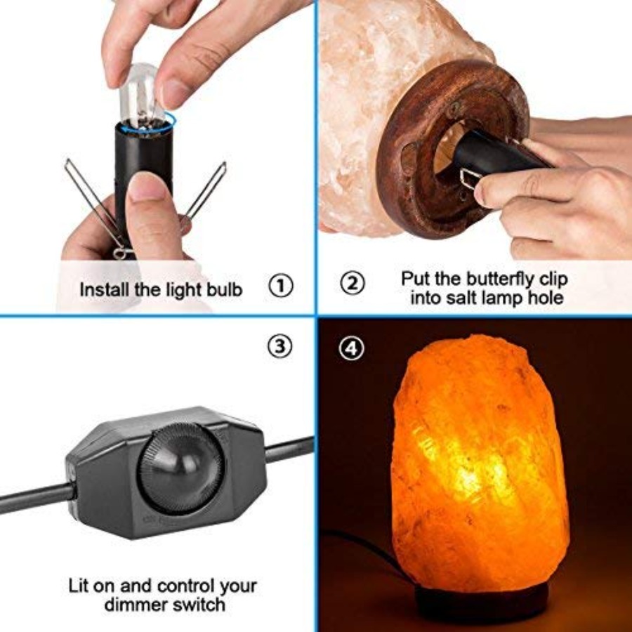 Himalaya-Salzlampen-Kabel mit  – Himalayan Salt Lamp Bewertung und Preis