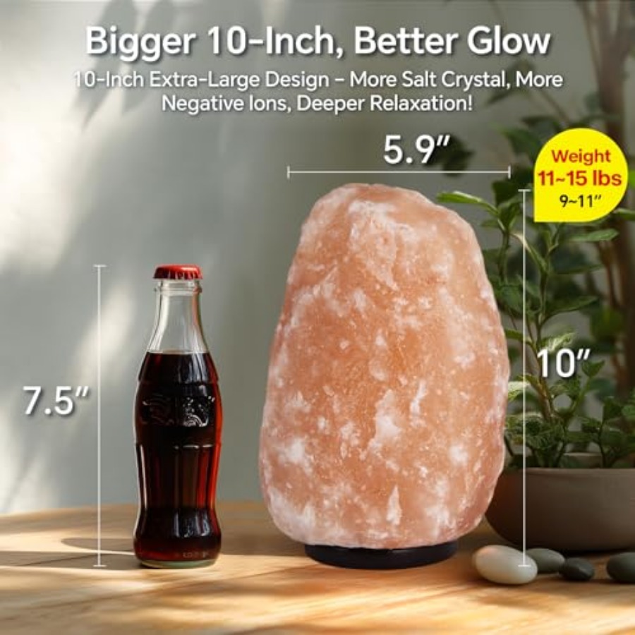 Himalaya-Salzlampe - 9-11 Zoll – Himalayan Salt Lamp Bewertung und Preis