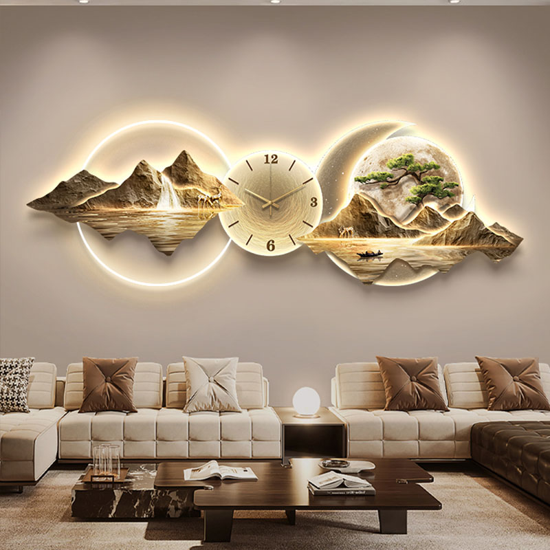 Wohnzimmer-Wanduhren Kunst-Wan – Lighting Home Decor Wall Clocks Bewertung und Preis