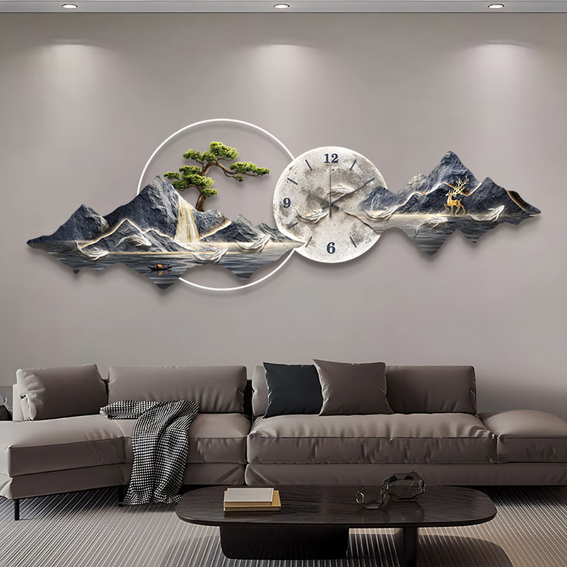 Wohnzimmer-Wanduhren Kunst-Wan – Lighting Home Decor Wall Clocks Bewertung und Preis