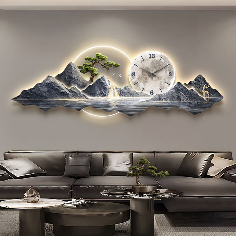 Wohnzimmer-Wanduhren Kunst-Wan – Lighting Home Decor Wall Clocks Bewertung und Preis