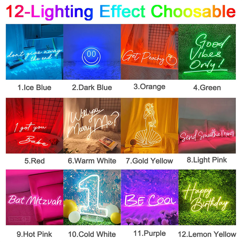 Individuelle LED-Neonschilder  – Lighting Decoration Ideas Bewertung und Preis