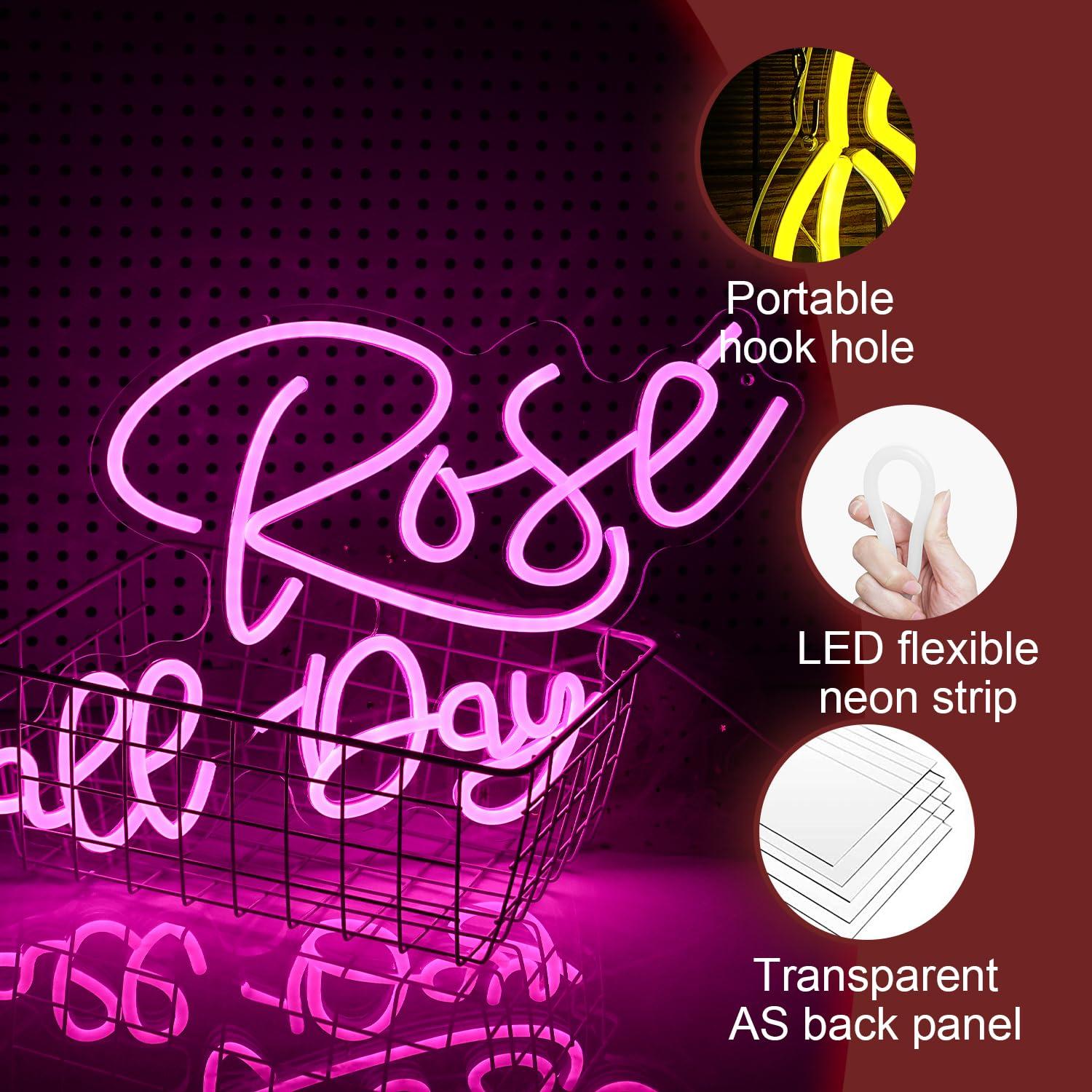 Rose All Day Neonschild, dimmb – Wedding Lighting And Decor Bewertung und Preis